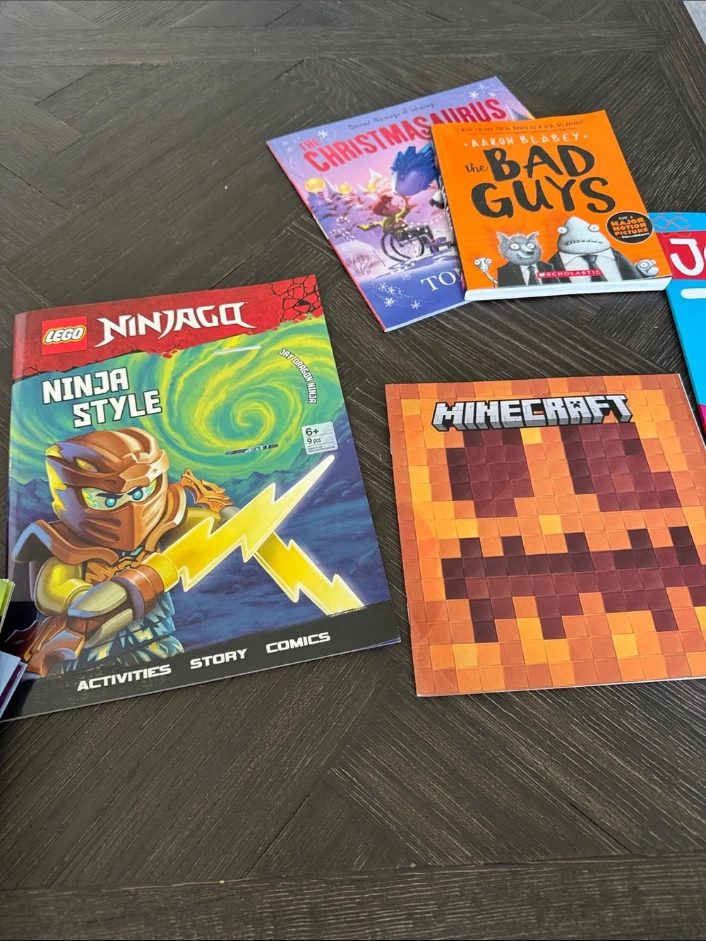 Kids Book Bundle Lot LEGO Ninjago Minecraft Pokémon Bad Guys Scholastic